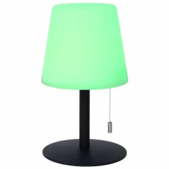 Lampe à poser Lucide RIO LED Noir, 1 lumière, Changeur de couleurs