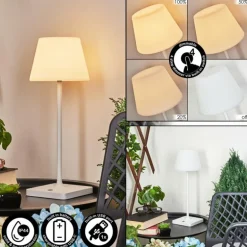 Lampe à poser Mayordomo LED Blanc, 1 lumière