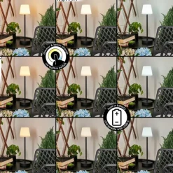 Lampe à poser Maza LED Noir, 1 lumière