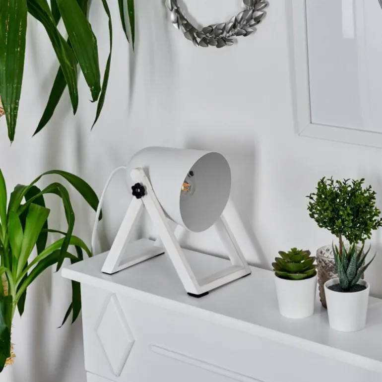 Lampe à poser Novilly Blanc, 1 lumière