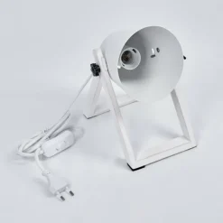 Lampe à poser Novilly Blanc, 1 lumière