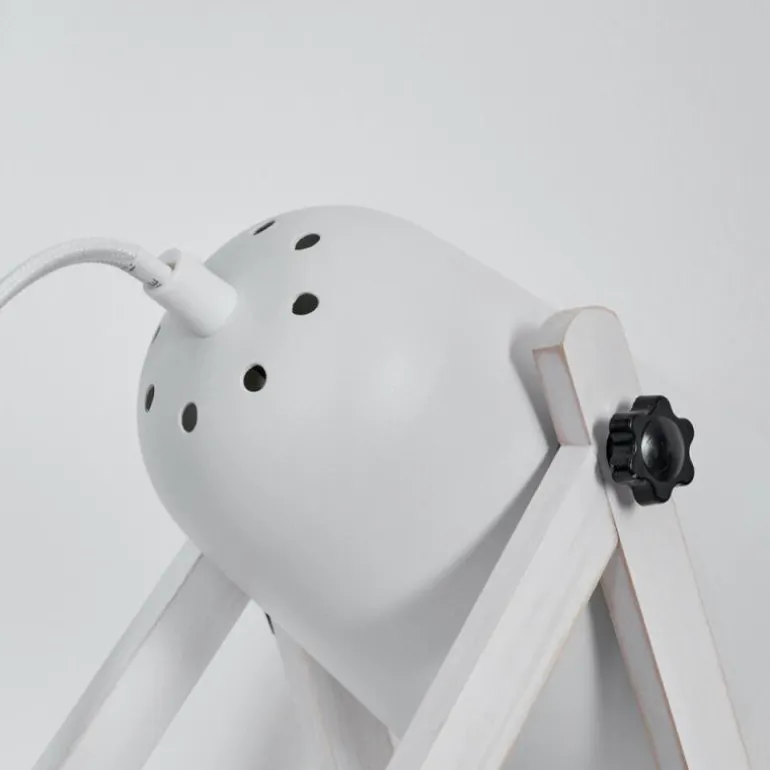 Lampe à poser Novilly Blanc, 1 lumière