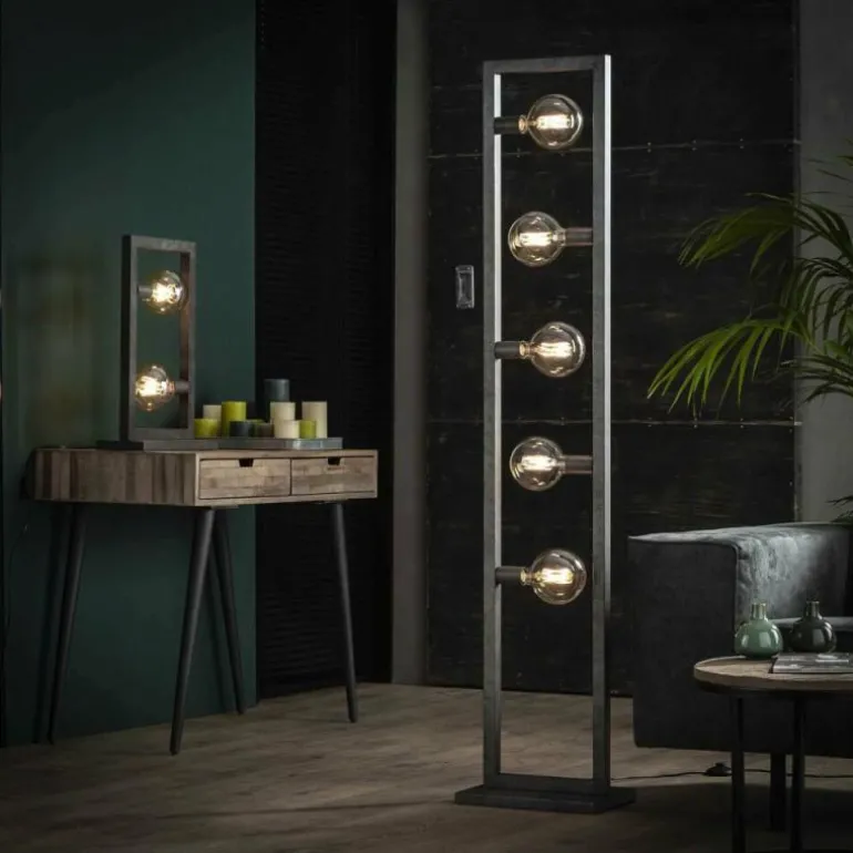 Lampe à poser ORANJEWOUD Argenté, 2 lumières