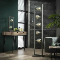 Lampe à poser ORANJEWOUD Argenté, 2 lumières