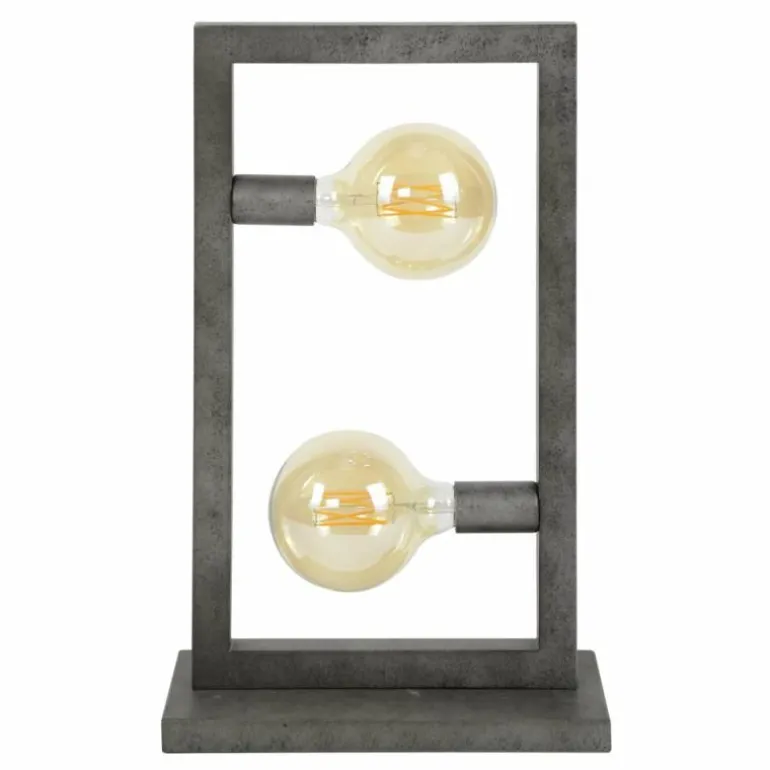 Lampe à poser ORANJEWOUD Argenté, 2 lumières