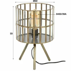 Lampe à poser OUDESTOIF Transparent, 1 lumière