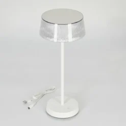 Lampe à poser Oundo LED Blanc, 1 lumière