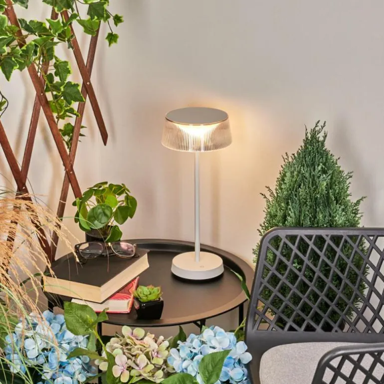 Lampe à poser Oundo LED Blanc, 1 lumière