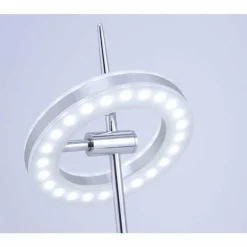 Lampe à poser Paul Neuhaus Q-AMY LED Acier inoxydable, 2 lumières, Télécommandes