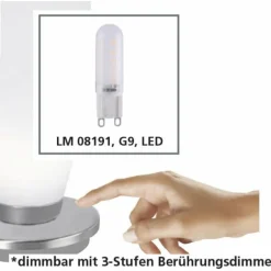 Lampe à poser Paul Neuhaus BUBBA LED Laiton, 1 lumière