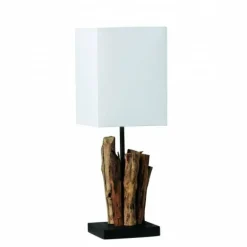 Lampe à poser Paul Neuhaus ABUJA Bois foncé, 1 lumière