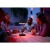 Lampe à poser Philips Hue Go LED Gris, Noir, 1 lumière, Changeur de couleurs