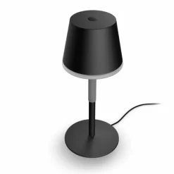 Lampe à poser Philips Hue Go LED Gris, Noir, 1 lumière, Changeur de couleurs