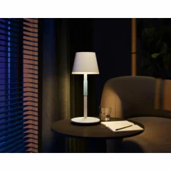 Lampe à poser Philips Hue Go LED Vert, Blanc, 1 lumière, Changeur de couleurs