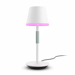 Lampe à poser Philips Hue Go LED Vert, Blanc, 1 lumière, Changeur de couleurs