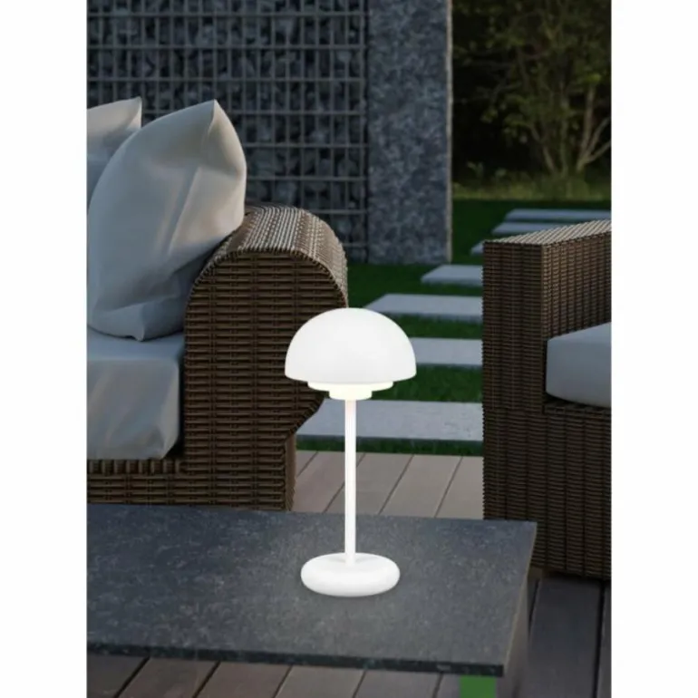 Lampe à poser Reality Elliot LED Blanc, 1 lumière