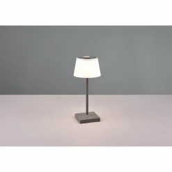 Lampe à poser Reality Sanchez LED Anthracite, 1 lumière, Changeur de couleurs