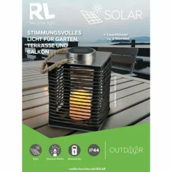 Lampe à poser Reality Santana LED Noir, 1 lumière