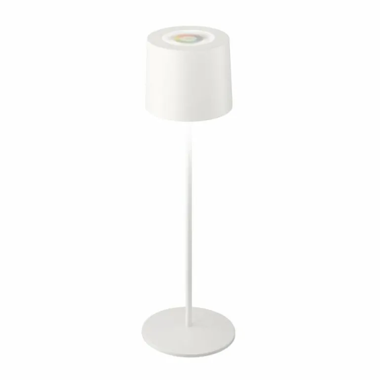 Lampe à poser SCHÖNER WOHNEN-Kollektion Sun LED Blanc, 1 lumière, Changeur de couleurs