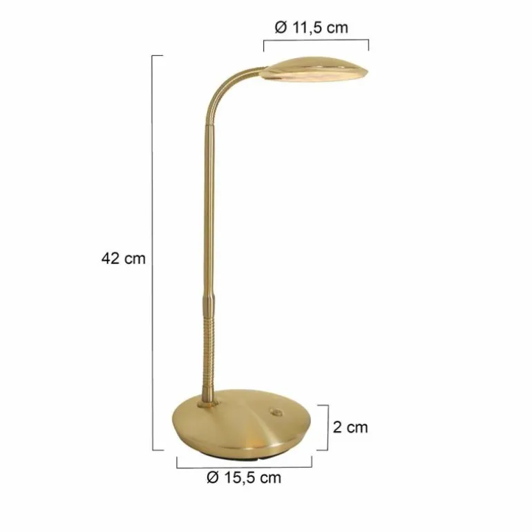 Lampe à poser Steinhauer Zenith LED Laiton, 1 lumière