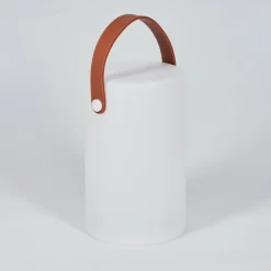 Lampe à poser Tacuala LED Brun, Blanc, 1 lumière, Changeur de couleurs