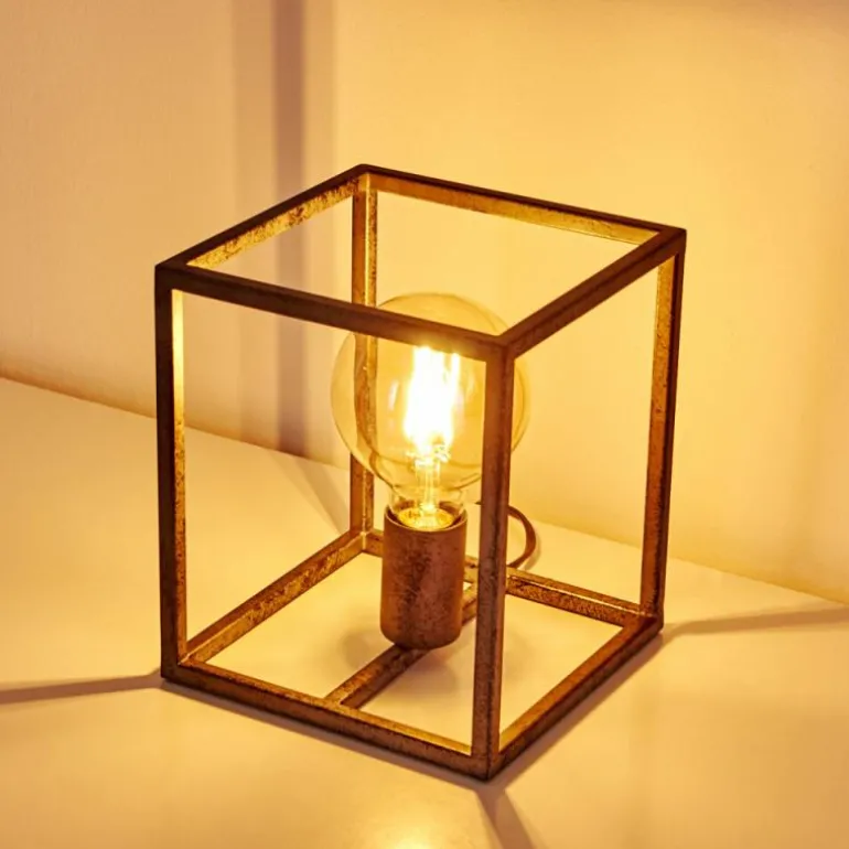 Lampe à poser Voordorp Gris, Argenté, 1 lumière