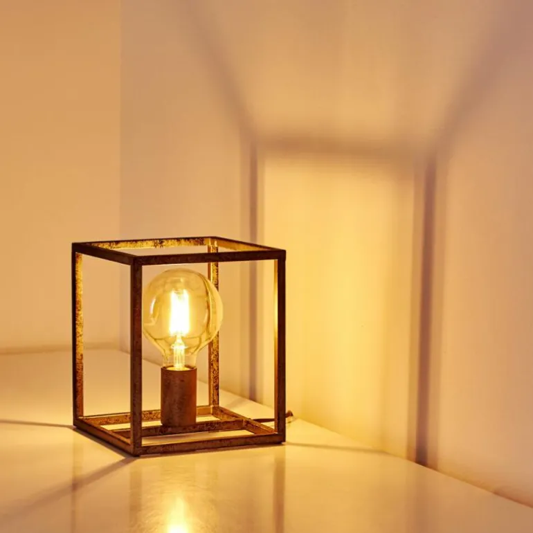 Lampe à poser Voordorp Gris, Argenté, 1 lumière