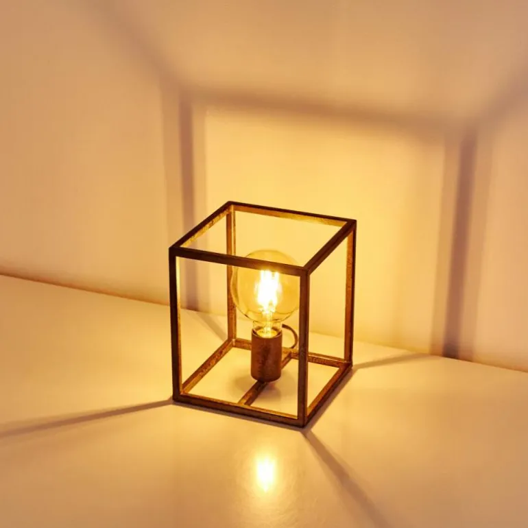 Lampe à poser Voordorp Gris, Argenté, 1 lumière