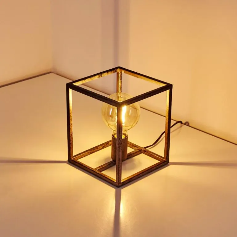 Lampe à poser Voordorp Gris, Argenté, 1 lumière