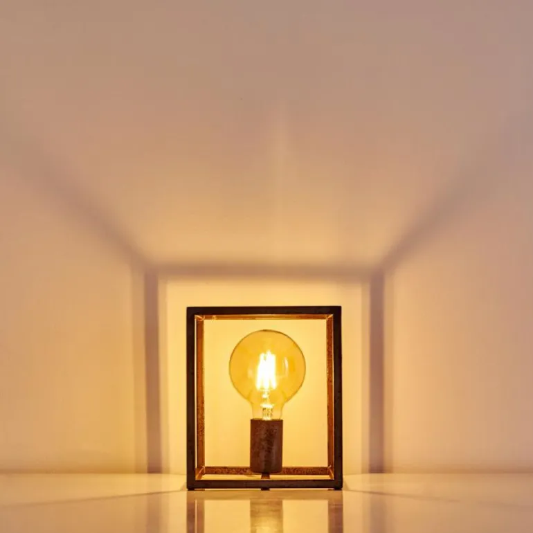 Lampe à poser Voordorp Gris, Argenté, 1 lumière