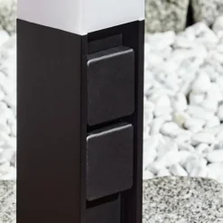 lampe à prise électrique Papacal LED Noir, 1 lumière