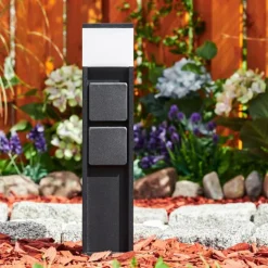 lampe à prise électrique Papacal LED Noir, 1 lumière