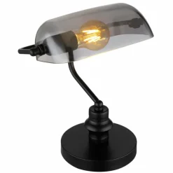 Lampe de banquier Globo ANTIQUE Noir, 1 lumière