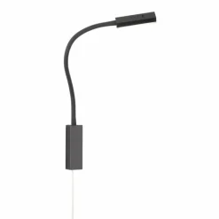 Lampe de chevet Fischer & Honsel function Raik LED Noir, 1 lumière