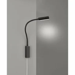 Lampe de chevet Fischer & Honsel function Raik LED Noir, 1 lumière