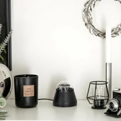 Lampe de table Atabueira LED Noir, 1 lumière, Changeur de couleurs