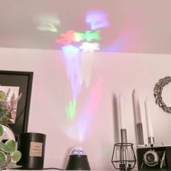 Lampe de table Atabueira LED Noir, 1 lumière, Changeur de couleurs