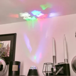 Lampe de table Atabueira LED Noir, 1 lumière, Changeur de couleurs