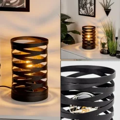 Lampe de table Bust Noir, 1 lumière