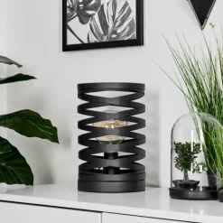 Lampe de table Bust Noir, 1 lumière