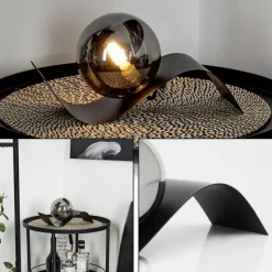 Lampe de table Cajoncito Noir, 1 lumière