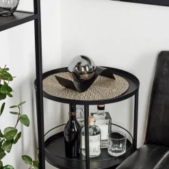 Lampe de table Cajoncito Noir, 1 lumière