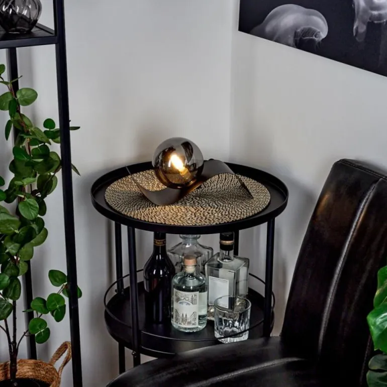 Lampe de table Cajoncito Noir, 1 lumière