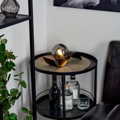 Lampe de table Cajoncito Noir, 1 lumière