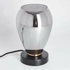 Lampe de table Lincura Laiton, Noir, 1 lumière