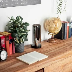 Lampe de table Vaurois Laiton, Noir, 1 lumière