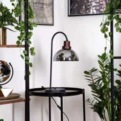 Lampe de table Aannestad Brun, Noir, 1 lumière