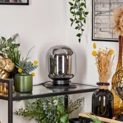 Lampe de table Arieux Noir, 1 lumière