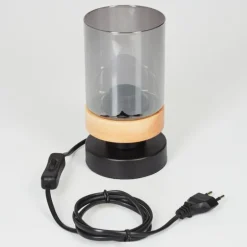 Lampe de table Azinhalinho Écru, Noir, 1 lumière