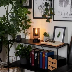 Lampe de table Azinhalinho Écru, Noir, 1 lumière